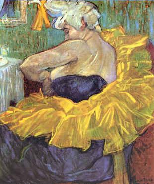  Henri  Toulouse-Lautrec Clowness Cha-u-Kao France oil painting art